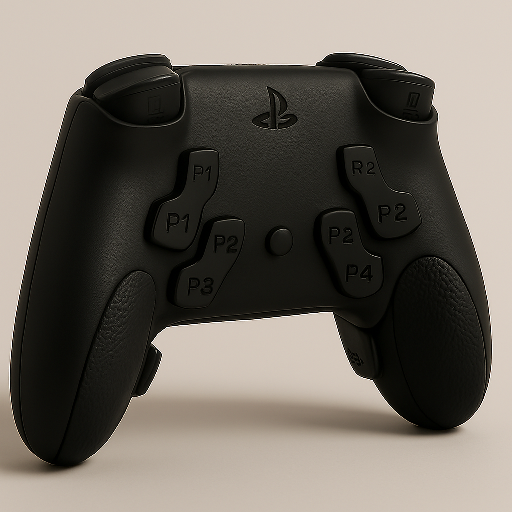 Mando ps5 rojo metalico